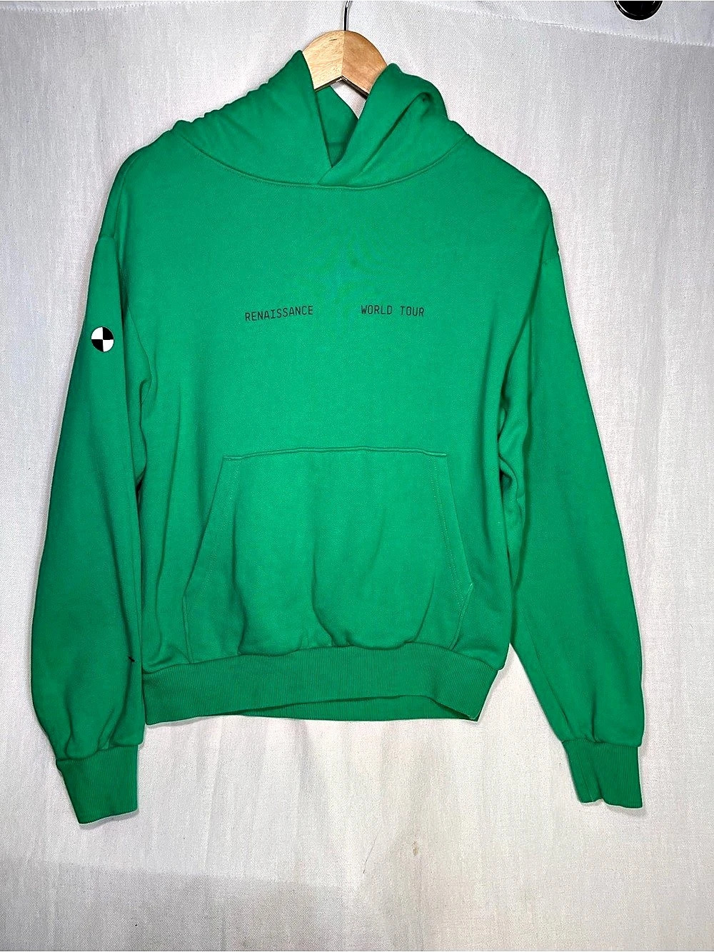 Renaissance World Tour Hoodie Green Small Like New